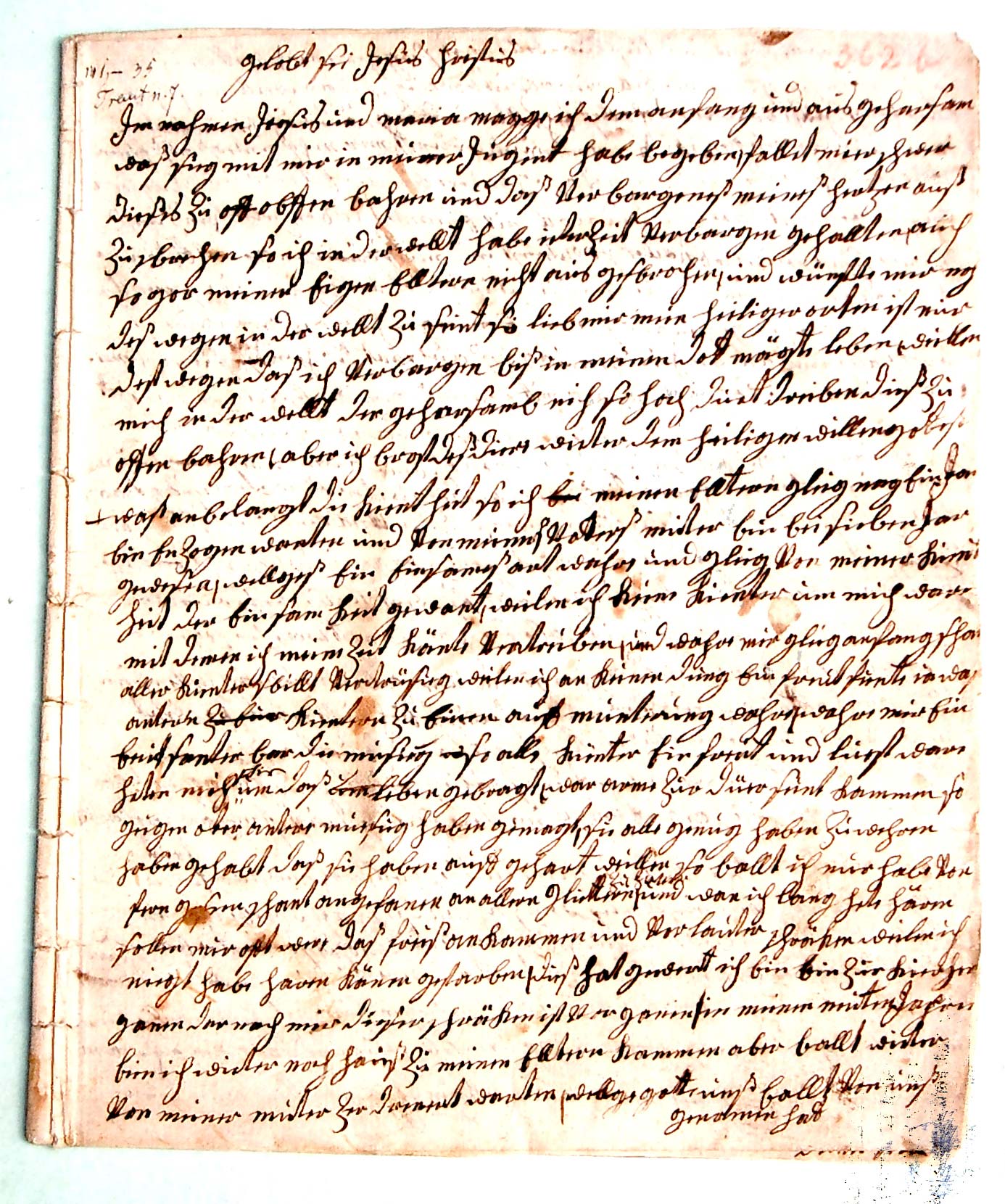 Handschrift Columbas